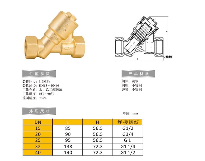 埃美柯黃銅動態(tài)流量平衡閥2511結(jié)構(gòu)，尺寸